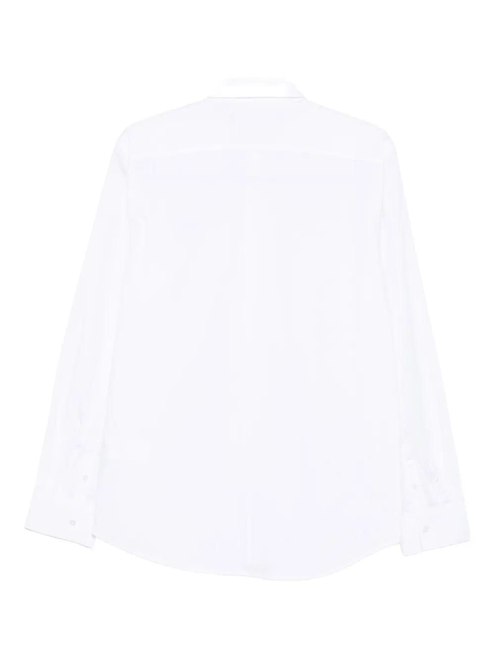 Karl Lagerfeld logo-patch shirt - Wit