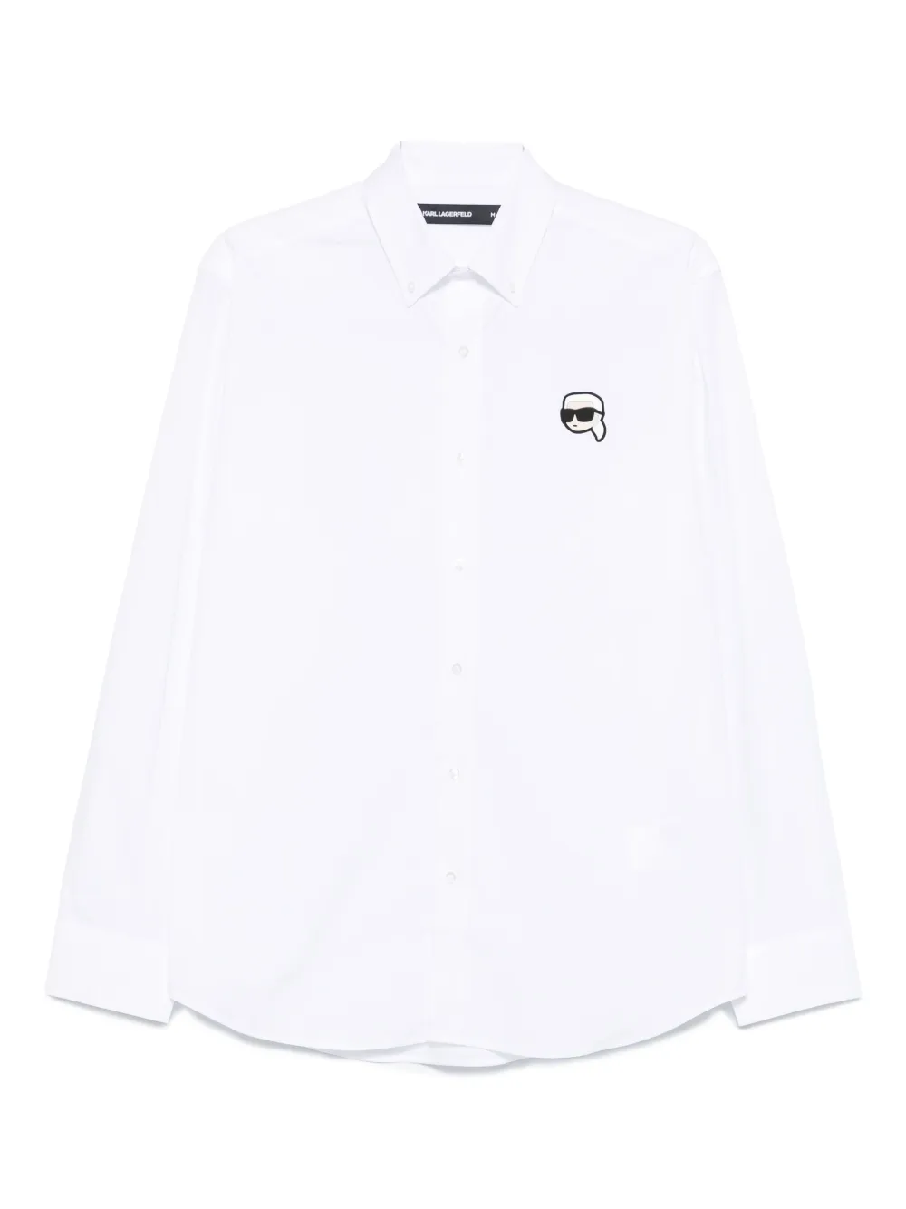 logo-patch shirt