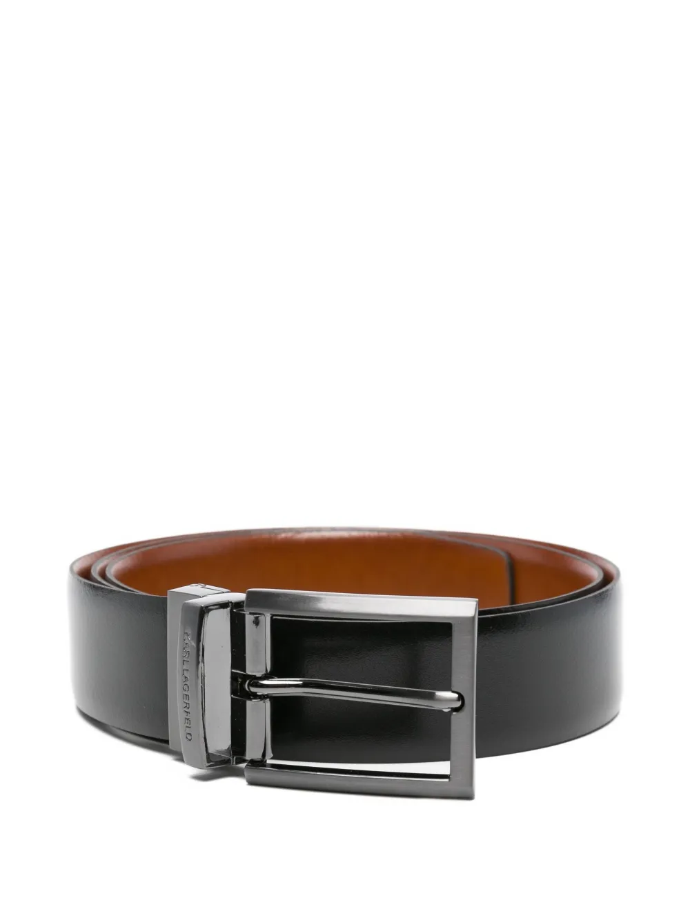 Karl Lagerfeld leather belt 450 BLACK
