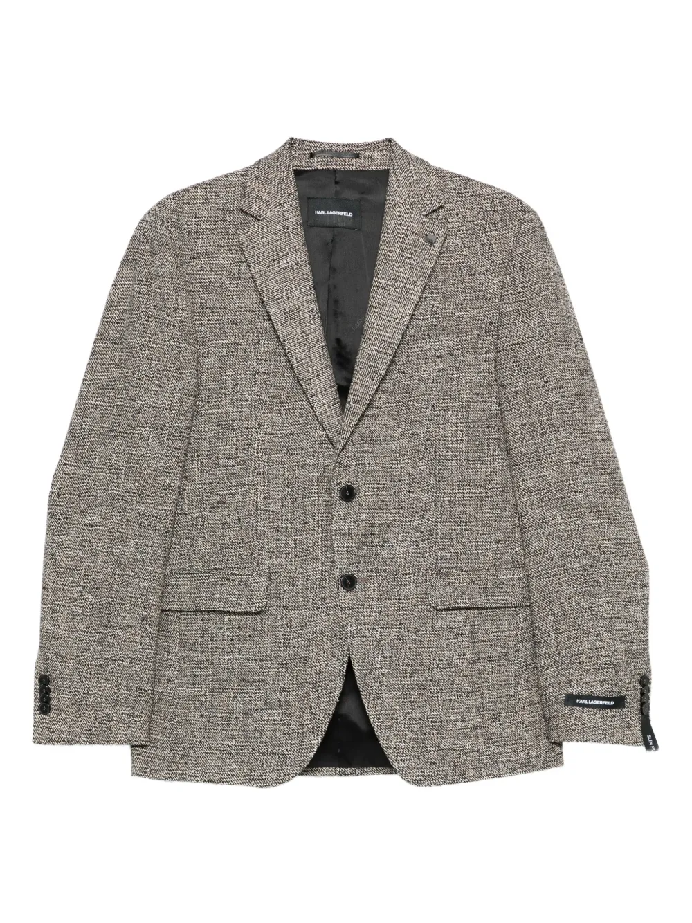 Karl Lagerfeld single-breasted blazer | Brown | Image 1