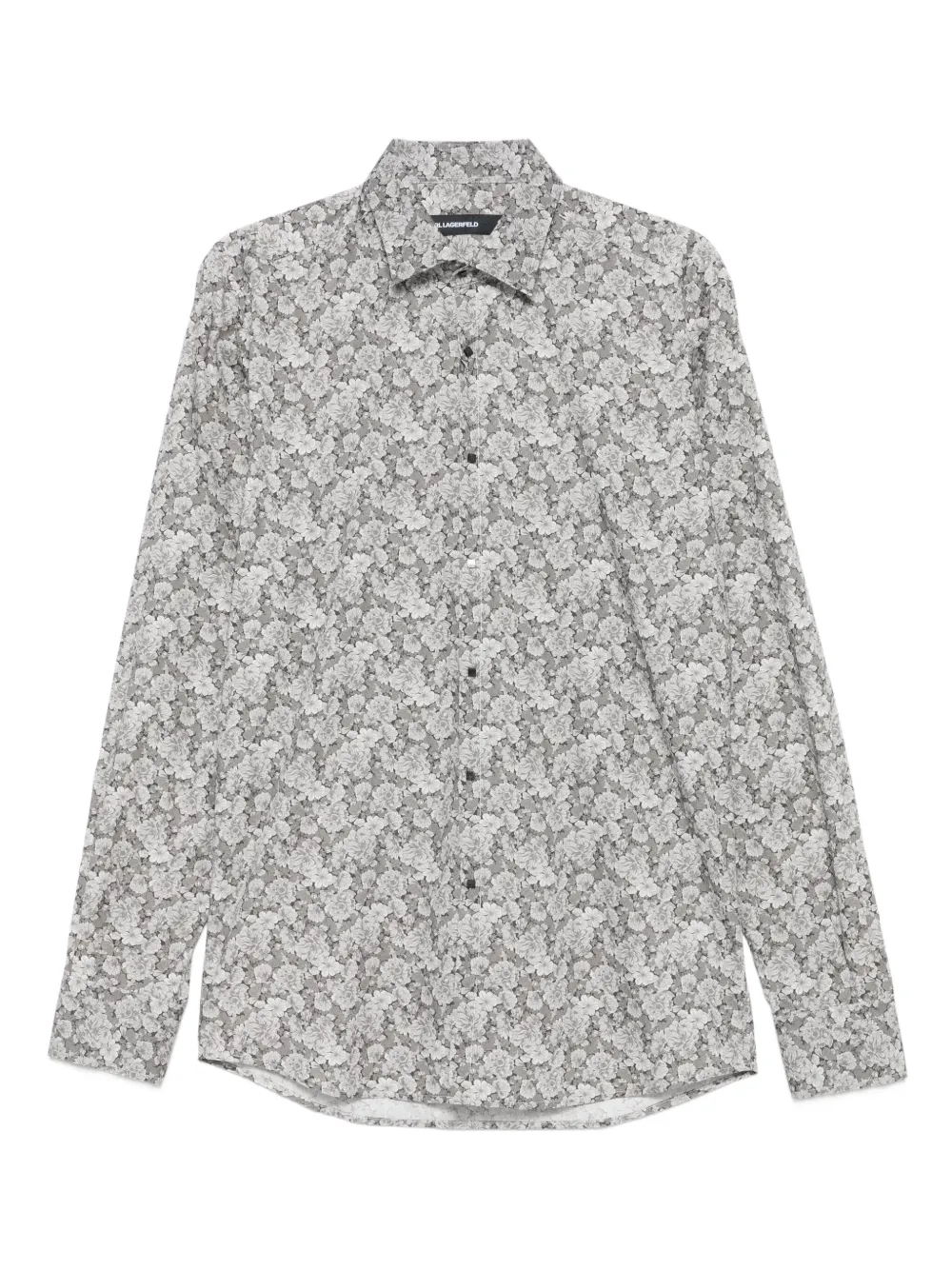 Karl Lagerfeld floral-print shirt | Grey | Image 1