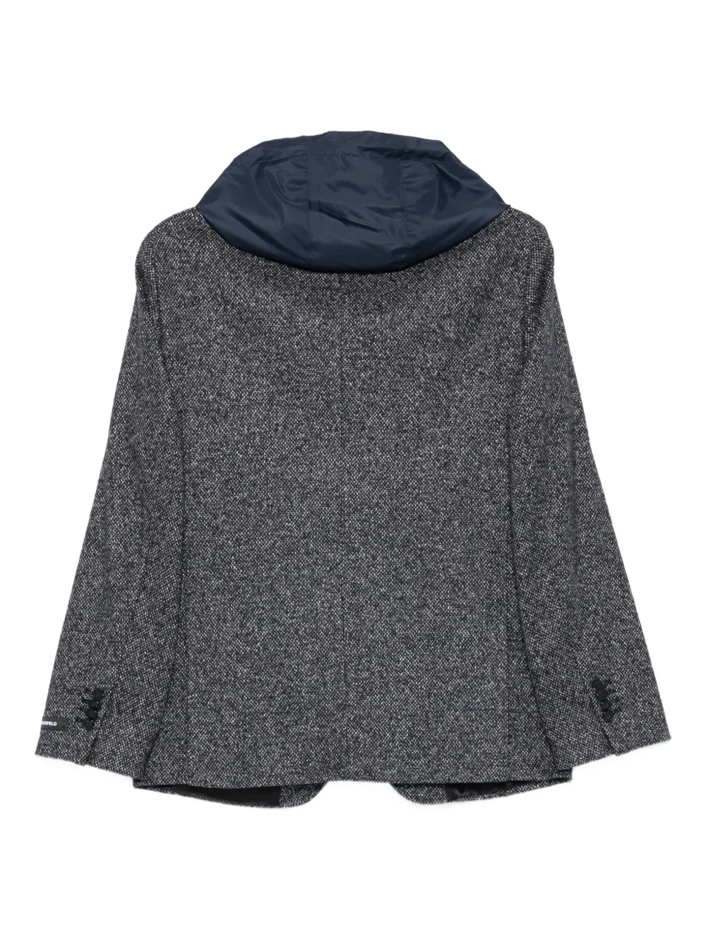 Karl Lagerfeld Blazer met capuchon Grijs