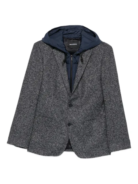 Karl Lagerfeld hooded blazer