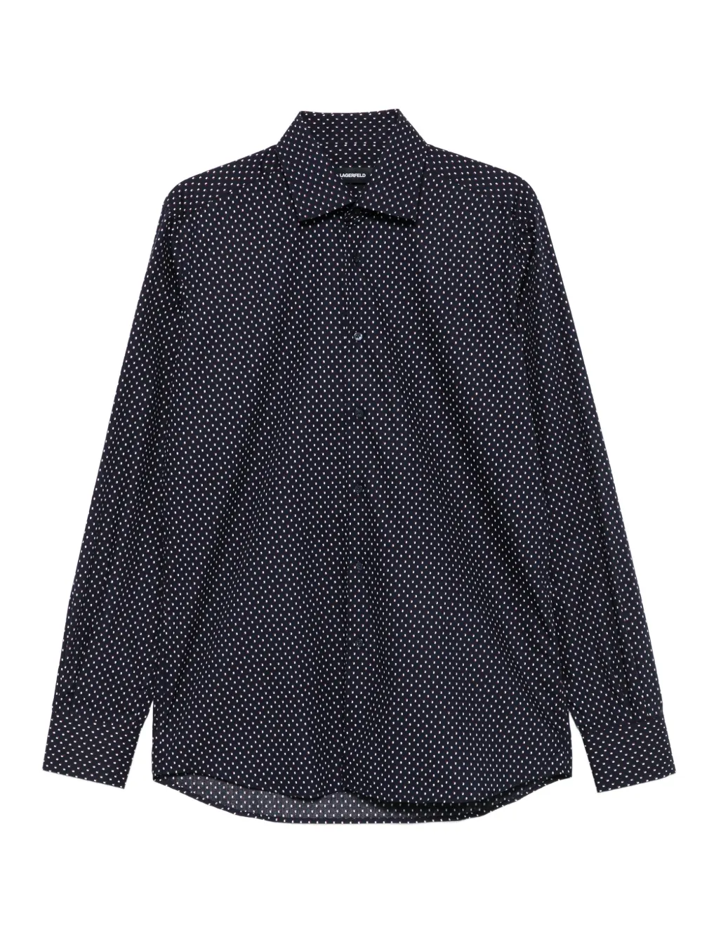 Karl Lagerfeld polka-dot cotton shirt | Blue | Image 1