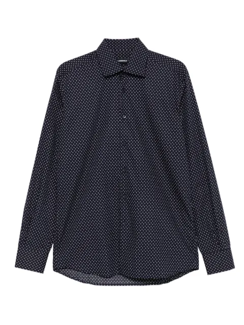 Karl Lagerfeld polka-dot cotton shirt