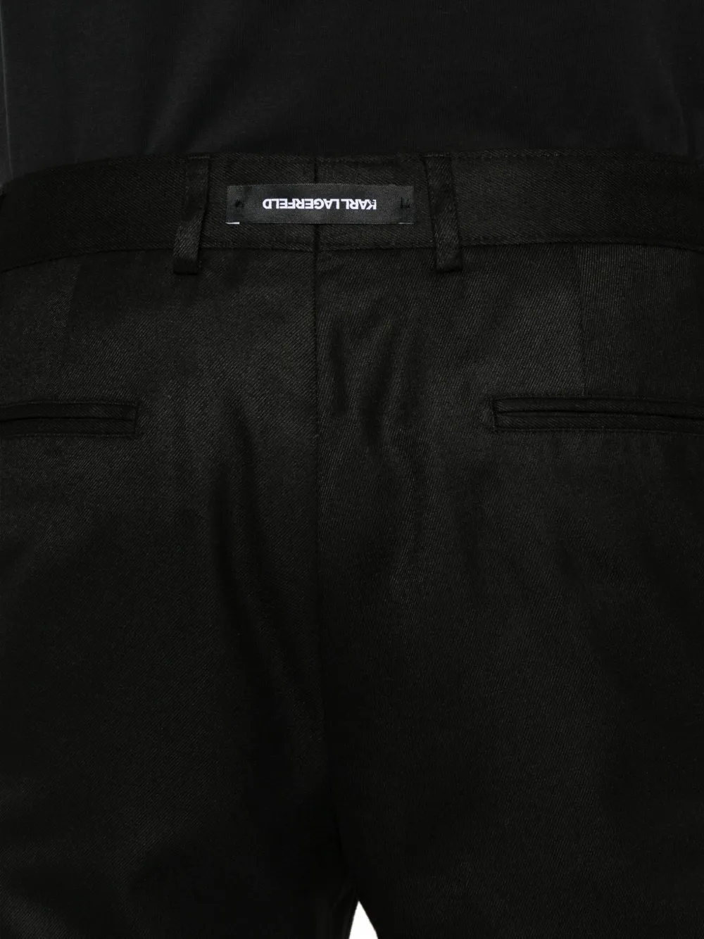 Karl Lagerfeld Cargo plooibroek Zwart