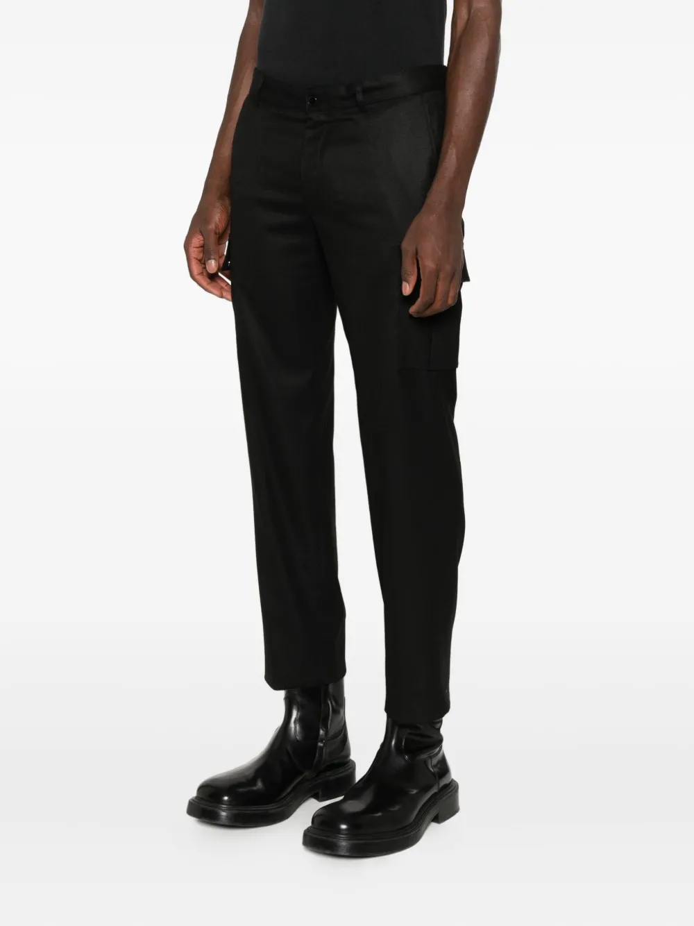 Karl Lagerfeld Cargo plooibroek Zwart