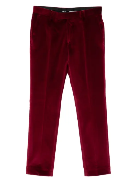 Karl Lagerfeld Tube velvet trousers