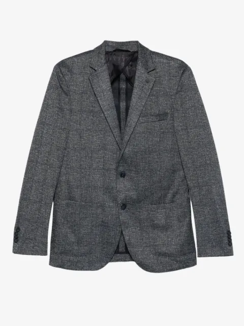 Karl Lagerfeld textured two-button jacket