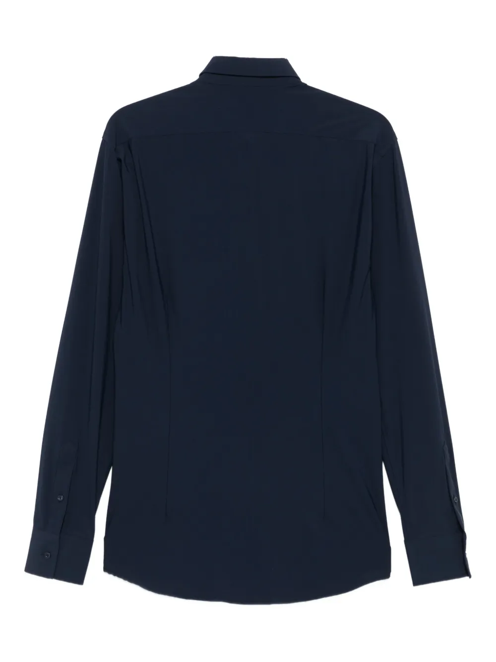 Karl Lagerfeld long-sleeve button-down shirt - Blauw