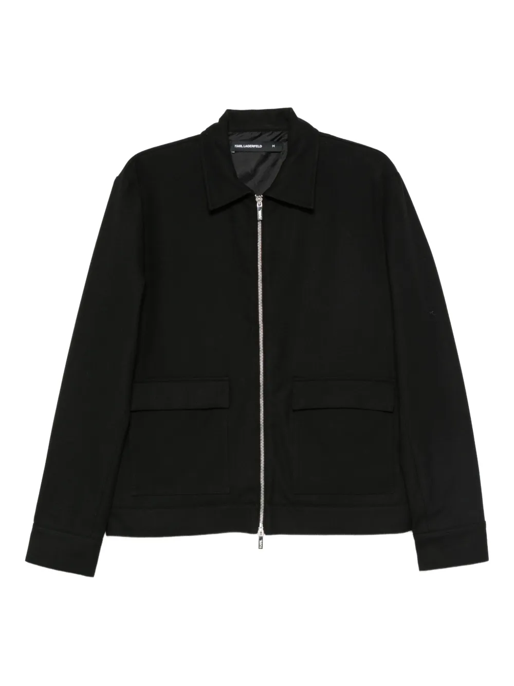 Karl Lagerfeld sobrecamisa con cierre | negro | Image 1