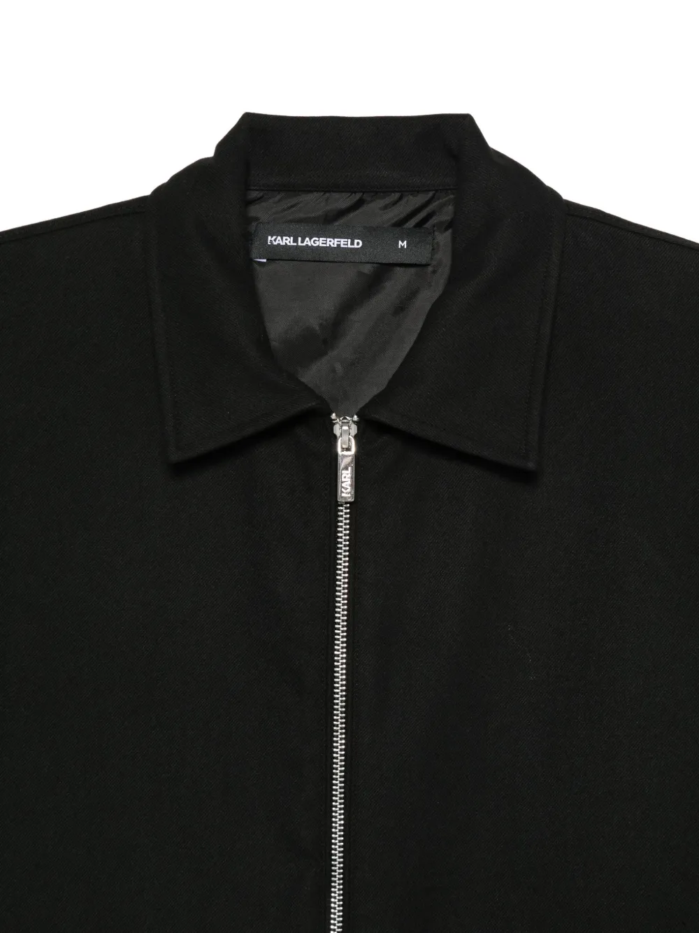 Karl Lagerfeld Shirtjack met rits Zwart