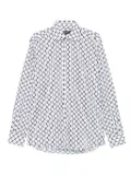 Karl Lagerfeld geometric-print shirt - White