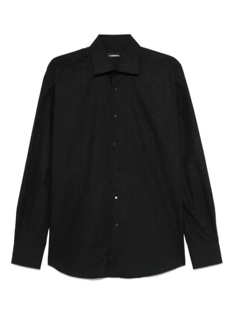 Karl Lagerfeld printed cotton shirt