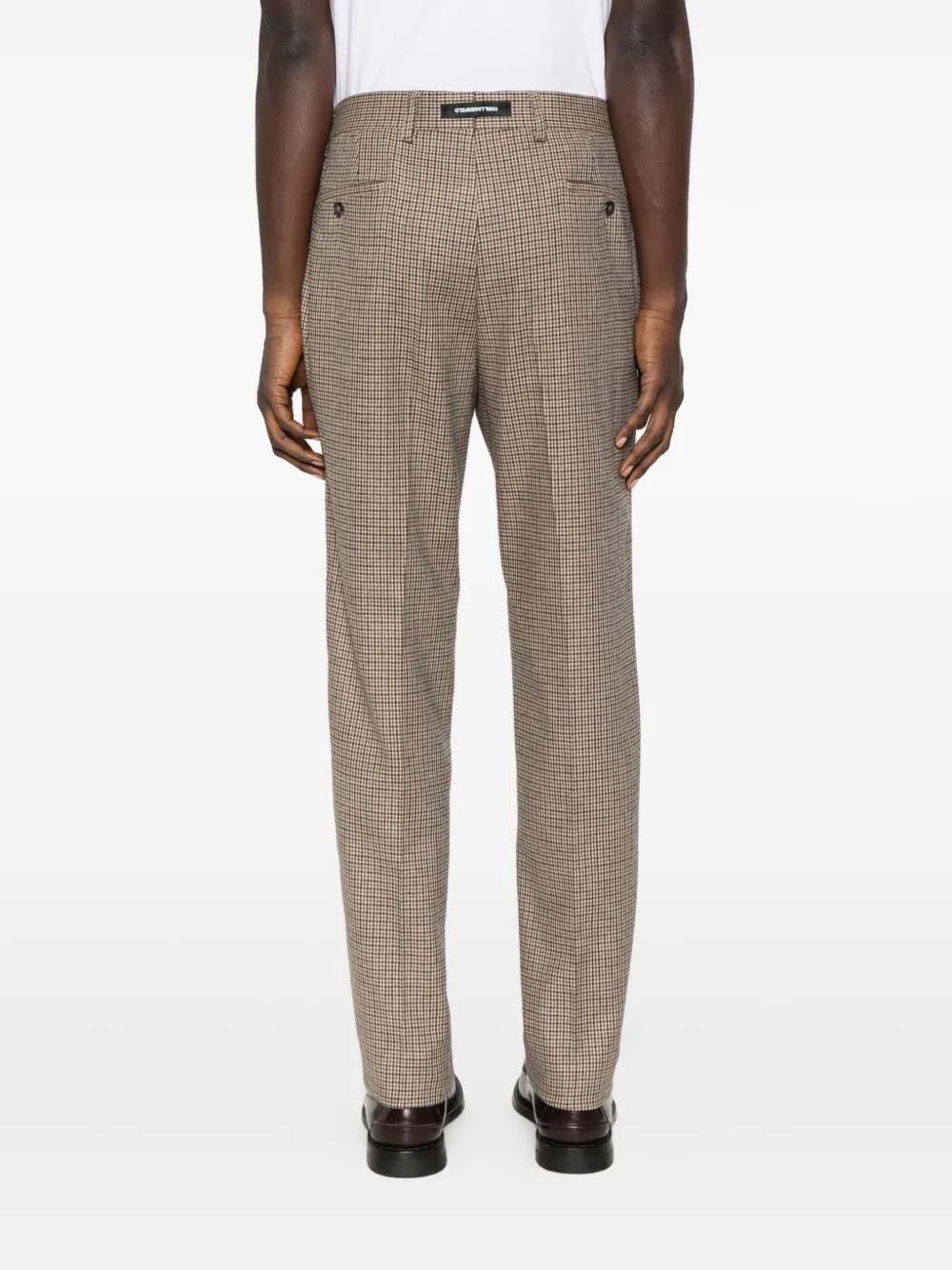 Karl Lagerfeld Geruite broek Beige