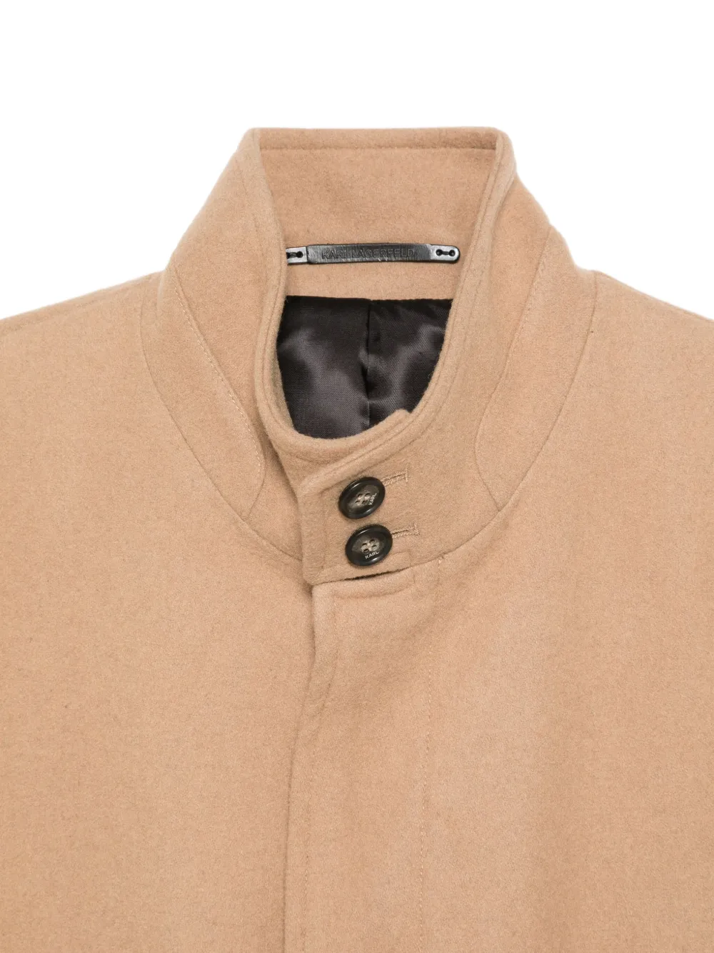 Karl Lagerfeld Jas met enkele rij knopen Bruin