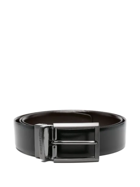 Karl Lagerfeld reversible leather belt