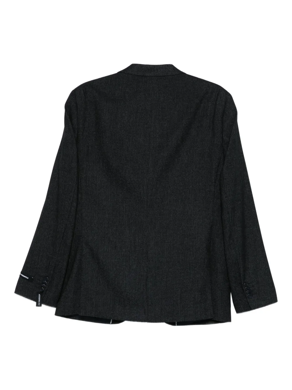 Karl Lagerfeld Three-button Jacket In Black
