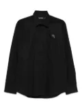 Karl Lagerfeld logo-patch shirt - Black