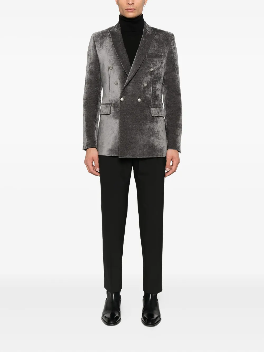 Karl Lagerfeld Broek met geplooid detail Zwart