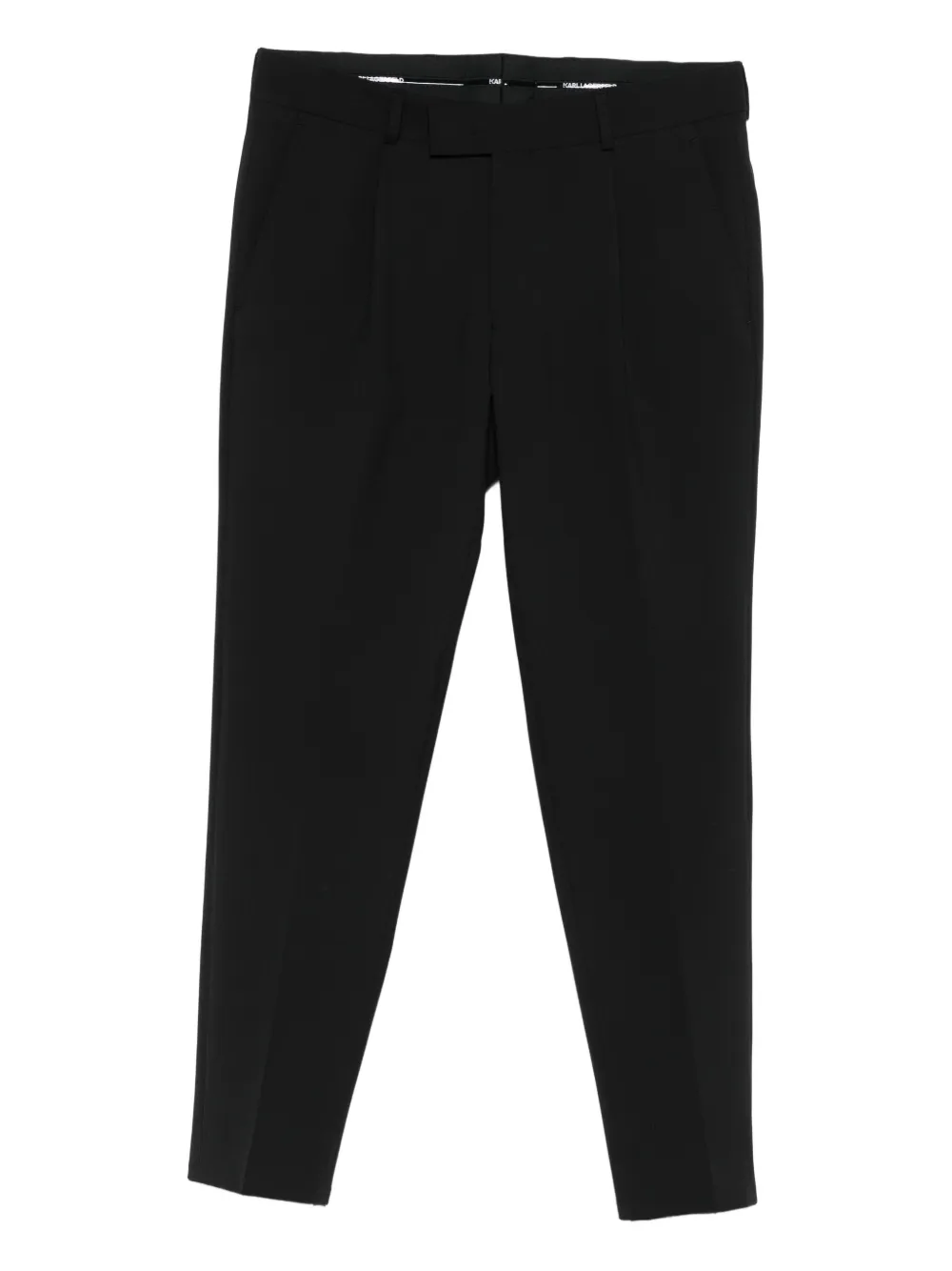 pleated-detail trousers