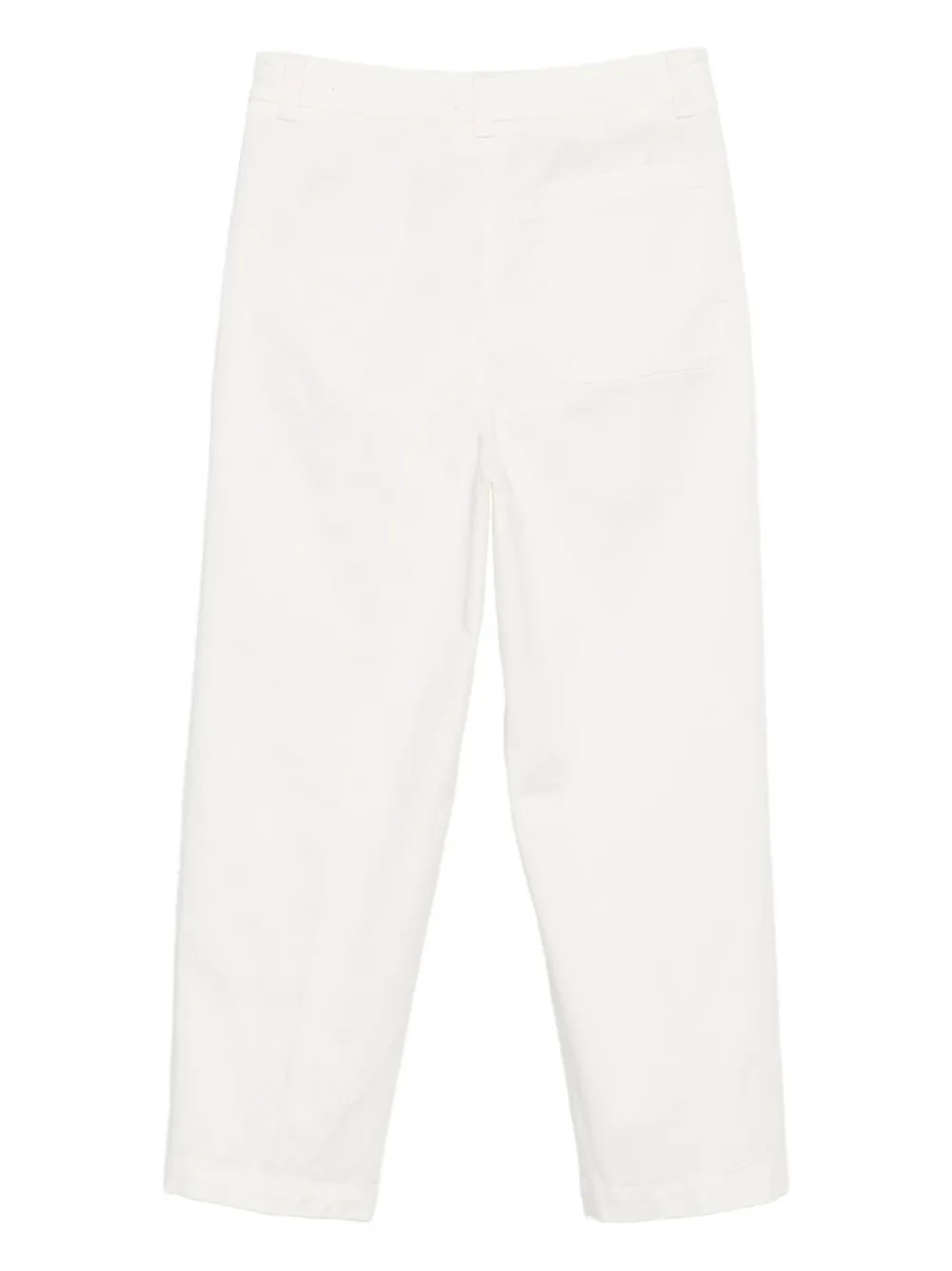 Barena Venezia Pleated Cotton Trousers In White