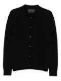Tagliatore wool cardigan - Black