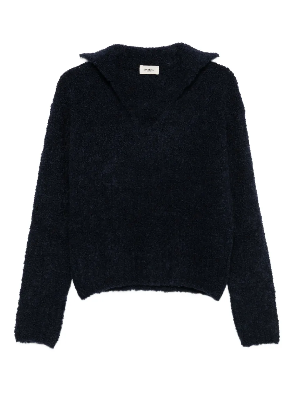 Barena Bouclé trui Blauw