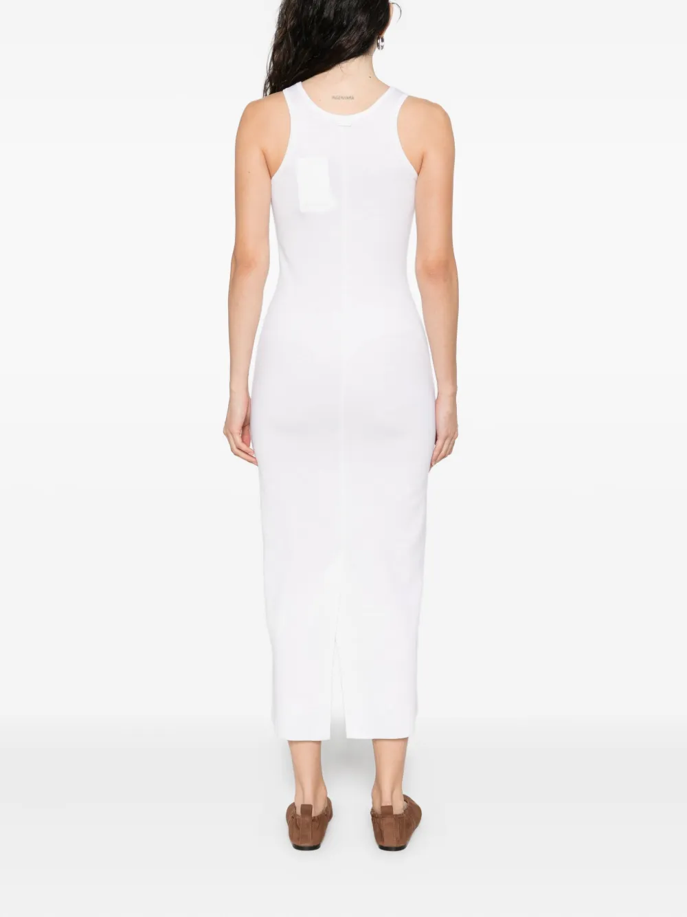 Max Mara sleeveless midi dress Wit