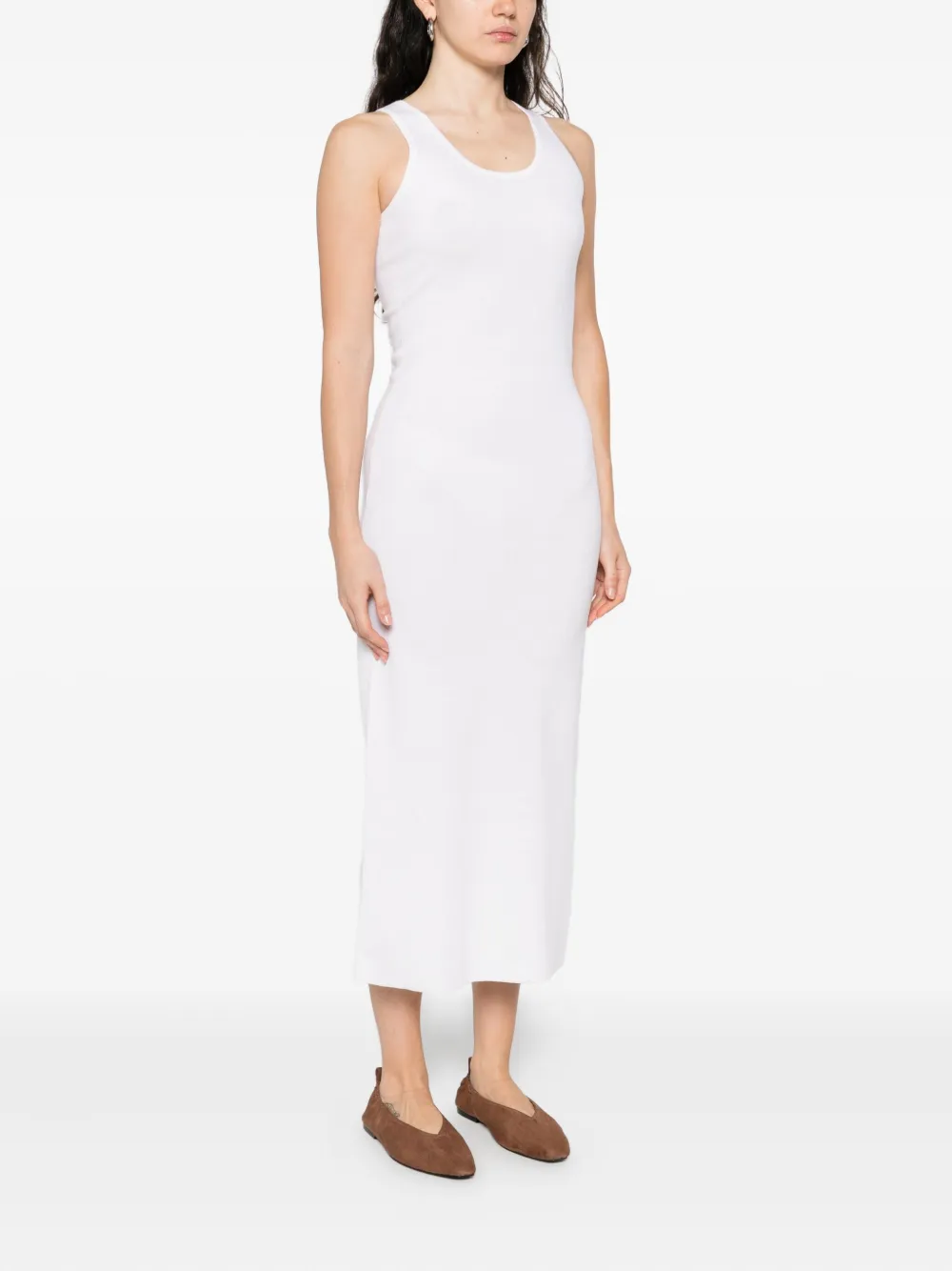 Max Mara sleeveless midi dress Wit
