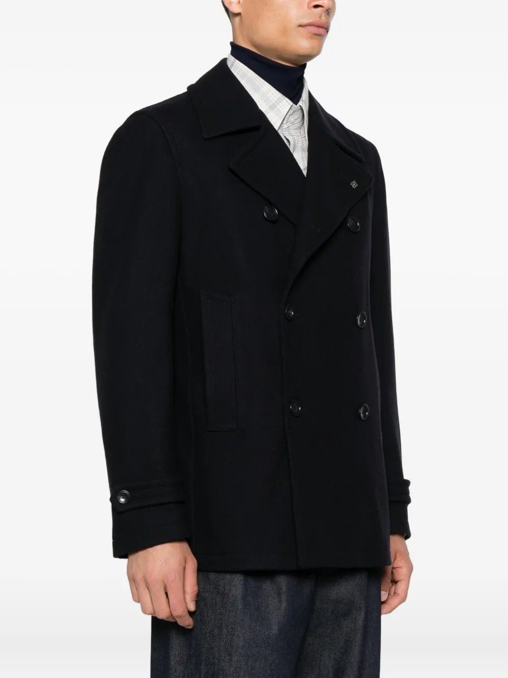 Tagliatore Jas met dubbele rij knopen Blauw
