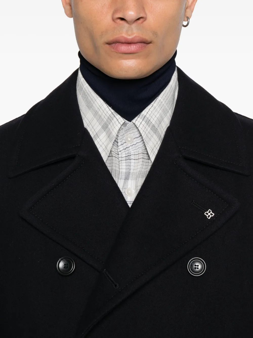 Tagliatore Jas met dubbele rij knopen Blauw