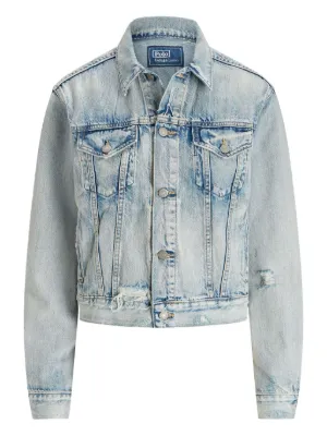 Off-White ダメージデニムジャケット Off-White オフホワイト Sky Meteor デニムジャケット | ブルー