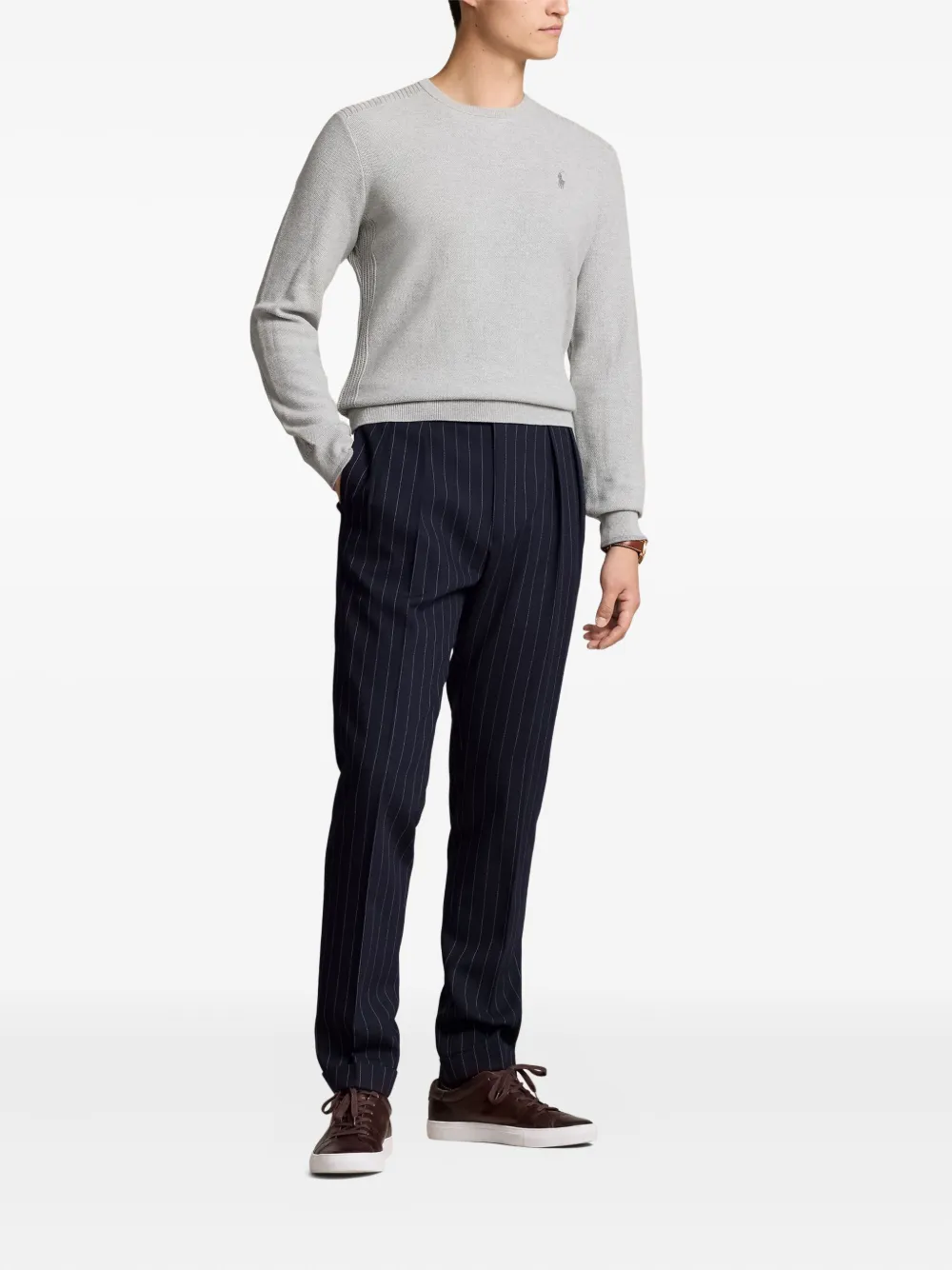 Polo Ralph Lauren ribbed-detail crew-neck jumper | Sweatshirts | Image 2