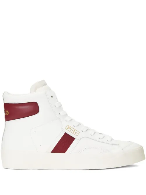 Baskets Court Vulc Mid en cuir - Polo Ralph Lauren - Modalova