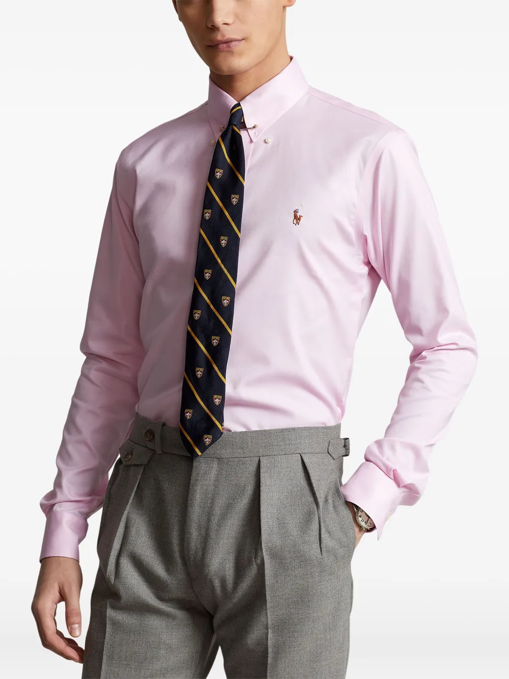 Polo Ralph Lauren Polo Pony-embroidered shirt Roze