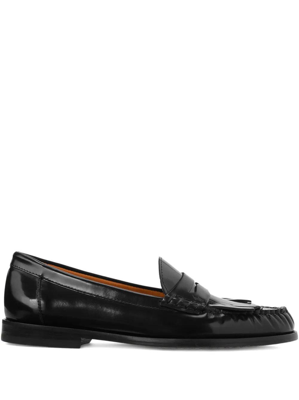 Polo Ralph Lauren fringed leather loafers - ブラック Polo Ralph Lauren fringed leather loafers - ブラック