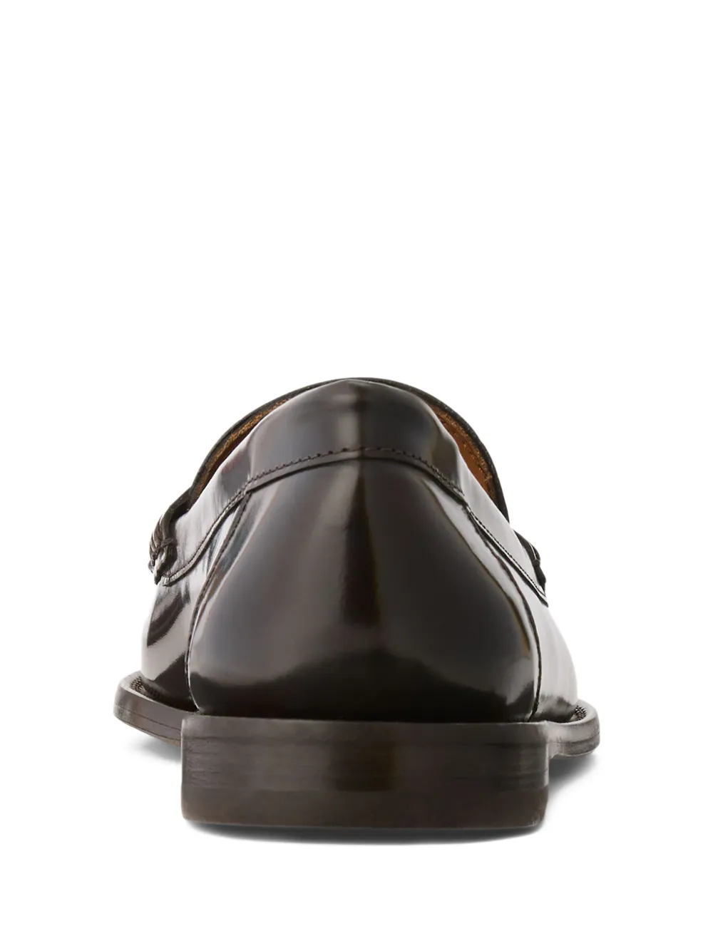 Polo Ralph Lauren fringed leather loafers Brown