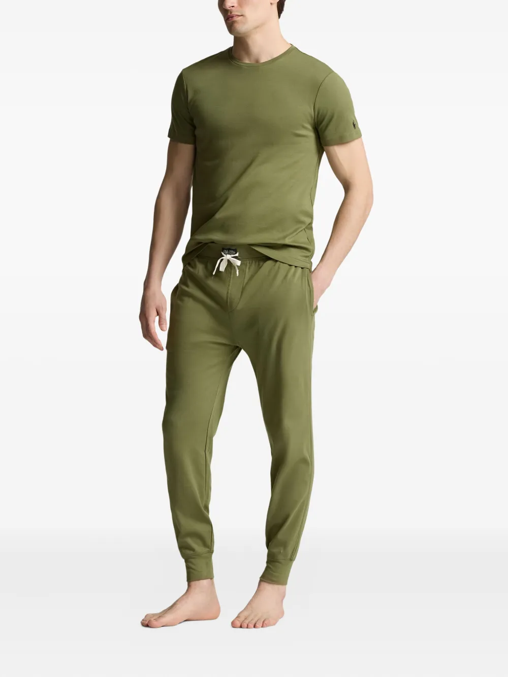 Polo Ralph Lauren short-sleeve crew-neck pyjamas Groen