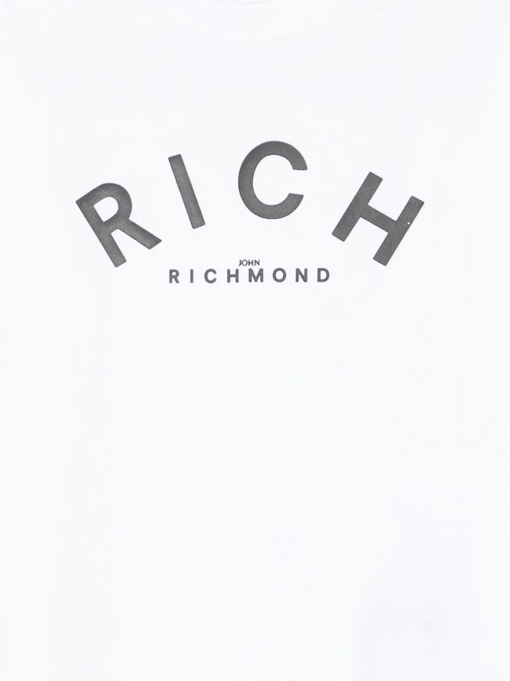 John Richmond Junior logo-print T-shirt Wit