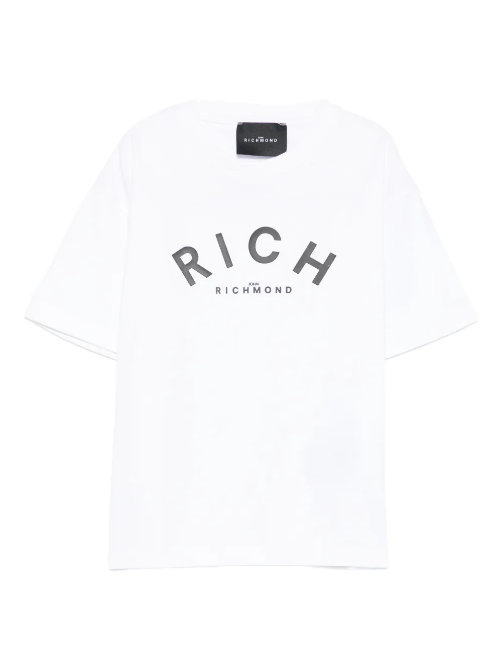 John Richmond Junior logo-print T-shirt Wit