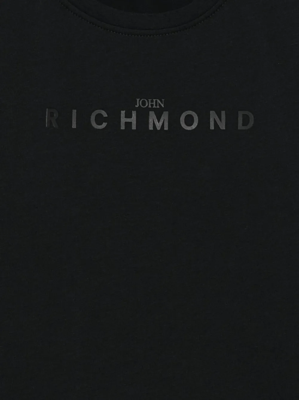 John Richmond Junior logo-print long-sleeve T-shirt Zwart