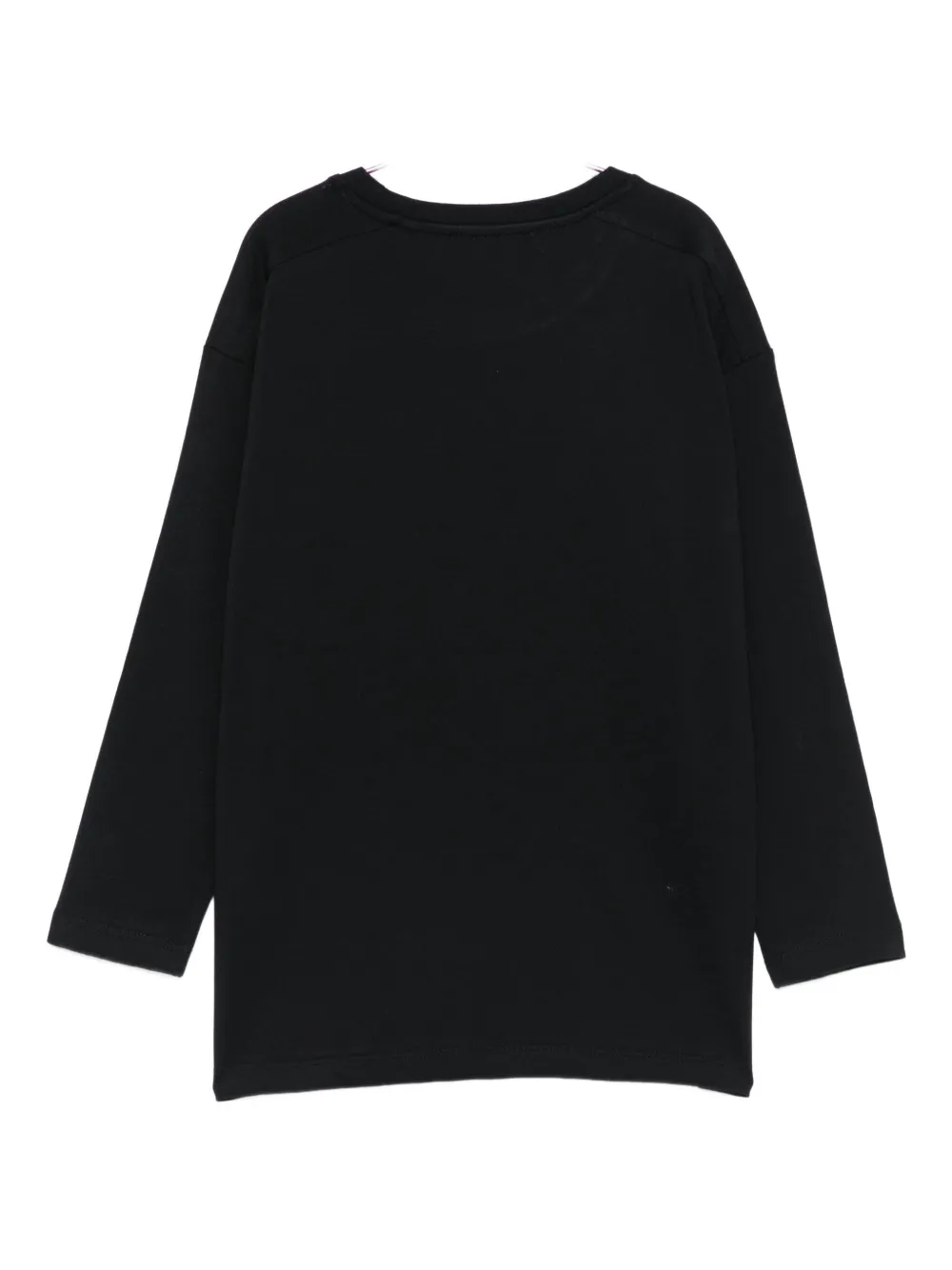 John Richmond Junior logo-print long-sleeve T-shirt Zwart