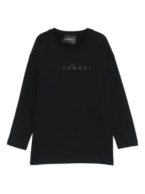 John Richmond Junior logo-print long-sleeve T-shirt 