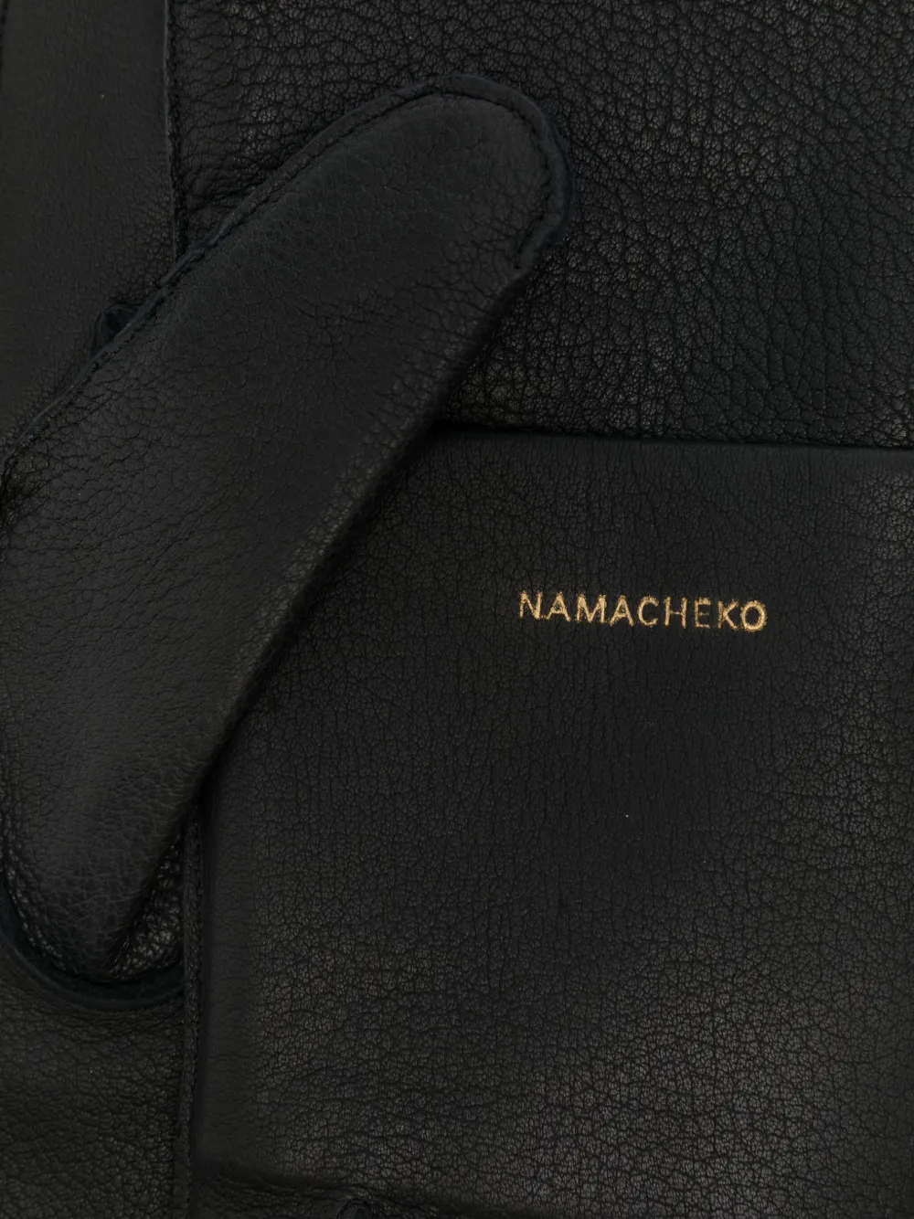Namacheko Logo-engraved Gloves In Black