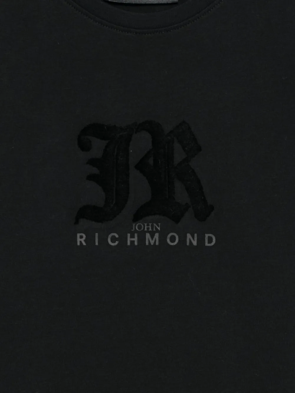 John Richmond Junior logo-print T-shirt Zwart