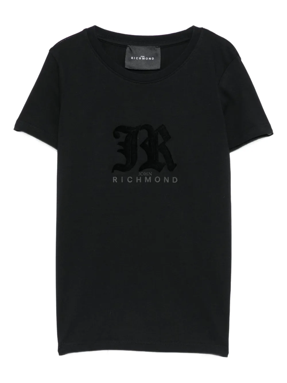 John Richmond Junior logo-print T-shirt Zwart