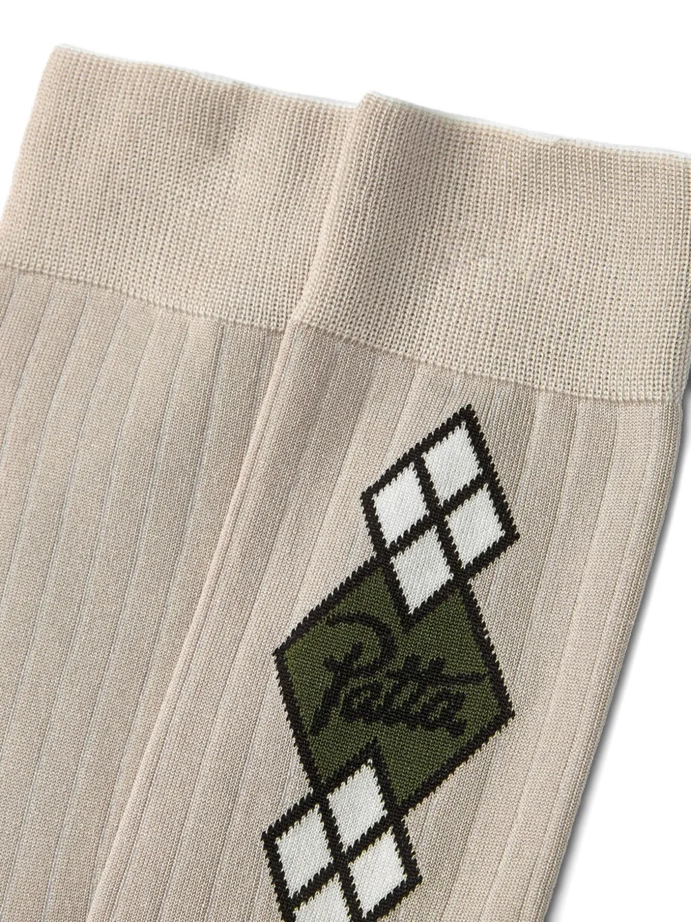 PATTA argyle-pattern ribbed socks | Women | Image 2