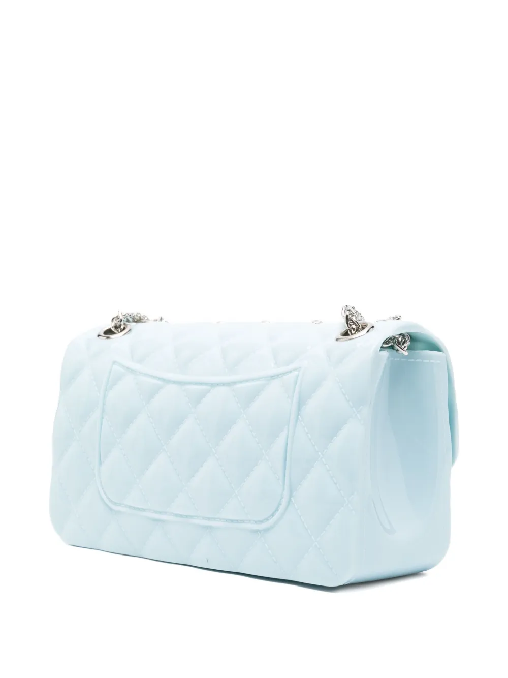 Monnalisa quilted studded shoulder bag Blauw