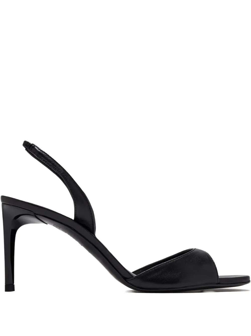 Schutz Sandali Scarlett a punta aperta 80mm - Nero